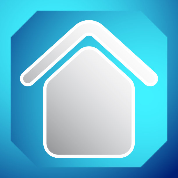 房屋建筑图标标志图片下载
