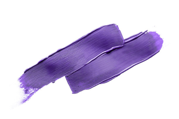 紫色刷孤立在白色背景图片下载
