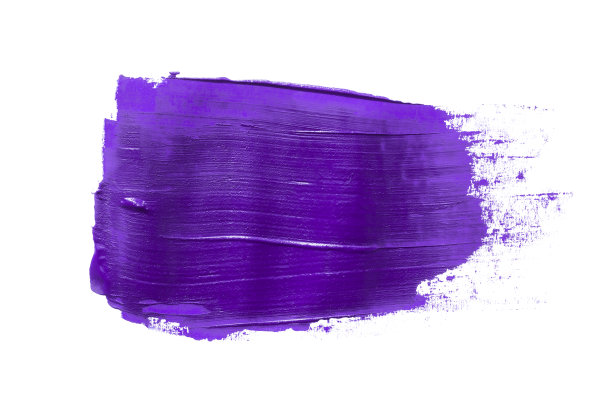 紫色刷孤立在白色背景图片下载