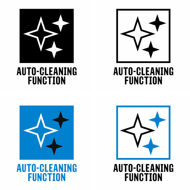 自动清洗功能向量信息符号图片下载