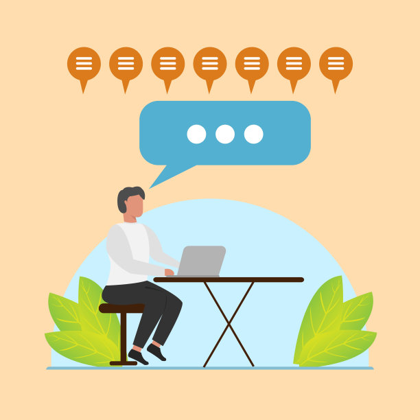 信息超载-商人，输入超载。信息超载的概念。年轻女子逃离信息流。被信息淹没的人的概念。彩色矢量插图在平面风格。图片下载