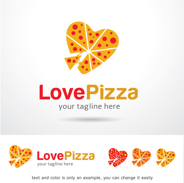 爱披萨logo模板图片下载