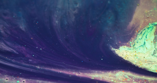 颜料水混合流体纹理气泡深色墨水图片下载