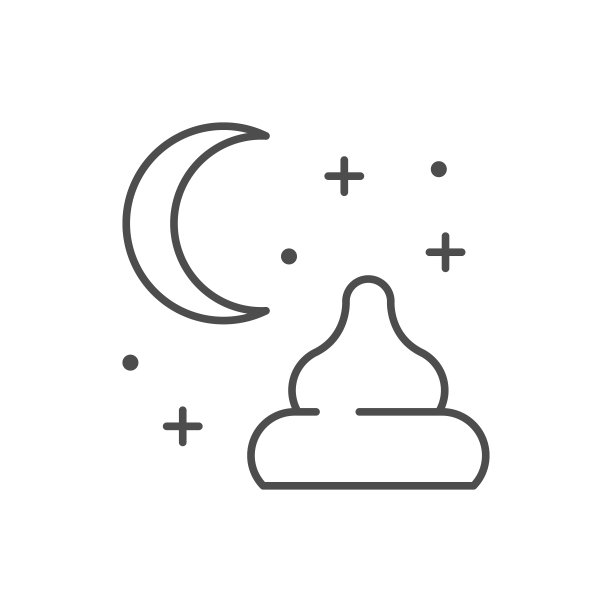 晚霜线条轮廓图标图片下载