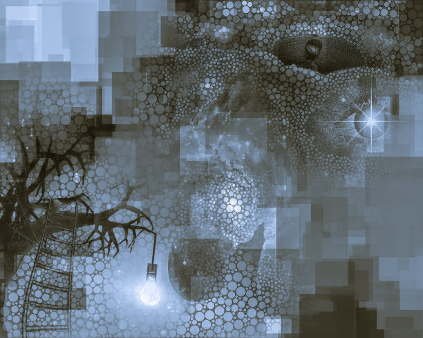 带有树的抽象背景图片下载