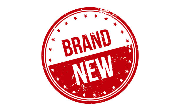 崭新的橡胶印章红色崭新的橡胶图片下载