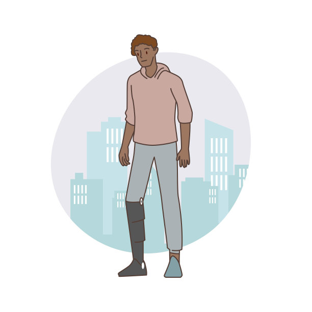 打印残疾人。图片下载