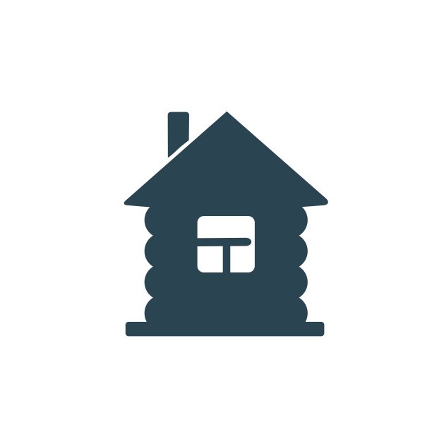 矢量插图，房子的图标，建筑。旅行和露营。图片下载