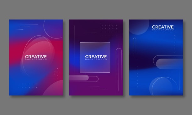 一套抽象模糊的蓝色和粉色梯度网格背景。可以用于登陆页，书籍封面，小册子，传单，杂志，任何品牌，横幅，标题，演示文稿，和墙纸背景图片下载