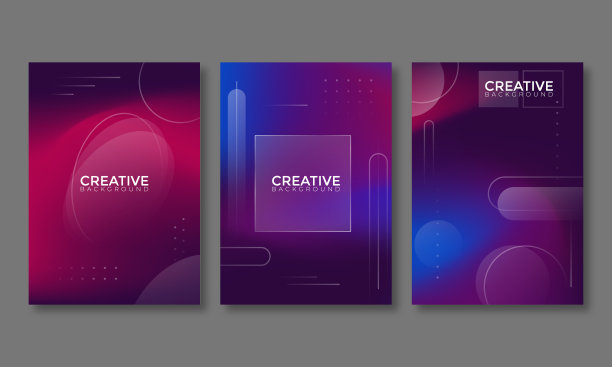 一套抽象模糊的蓝色和粉色梯度网格背景。可以用于登陆页，书籍封面，小册子，传单，杂志，任何品牌，横幅，标题，演示文稿，和墙纸背景图片下载