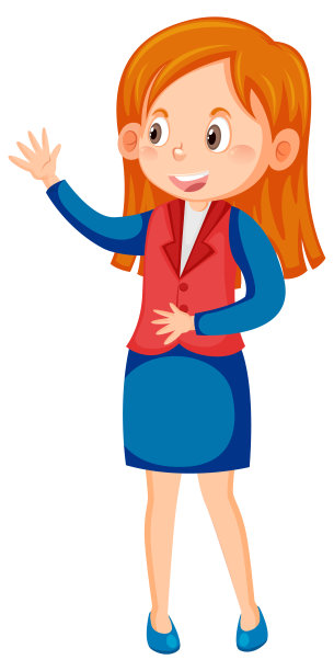 一个女教师卡通人物图片下载