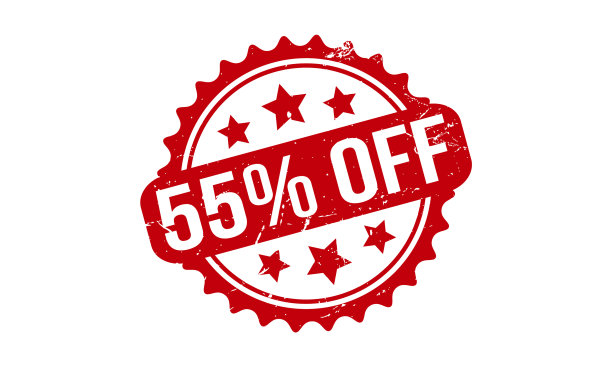 55 off橡胶印章红色55 off橡胶垃圾图片下载