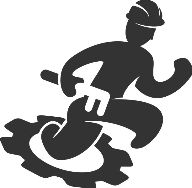 手持扳手跳跃齿轮的建造者图片下载