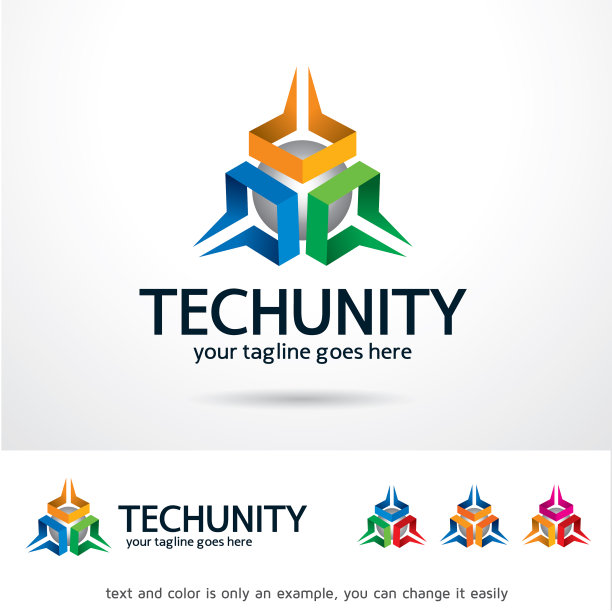 摘要技术标志模板图片下载