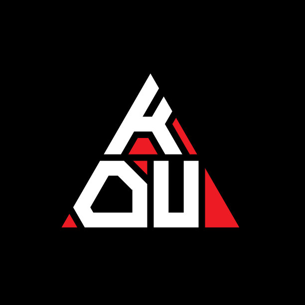 logo设计以三角形扣三角形字母图片下载