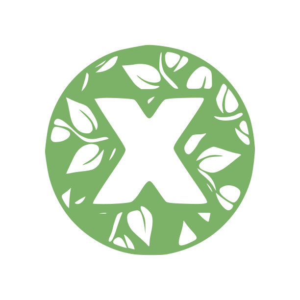 字母x自然手绘字母首字母图片下载