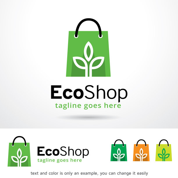 生态店logo模板图片下载