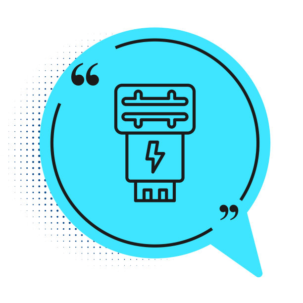 黑线相机闪光灯图标孤立上图片下载