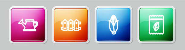 定线浇可以园篱笆木玉米图片下载