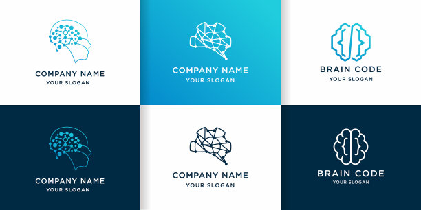 头脑科技标志设计图片下载