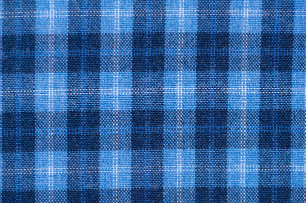 蓝白格子野餐桌布图片下载