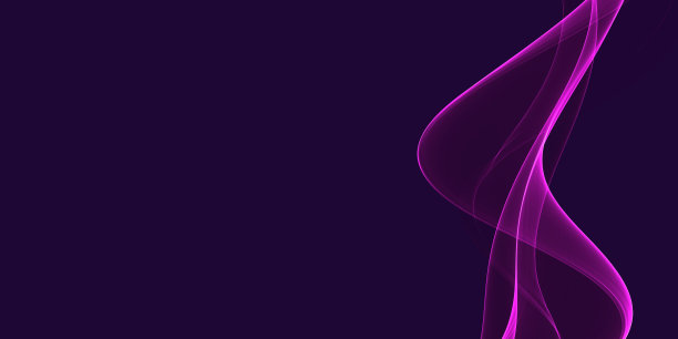 粉红色波浪现代设计彩色旗帜背景图片下载