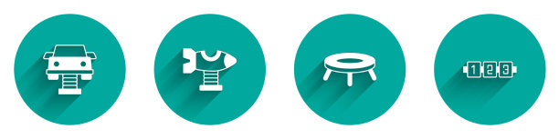 设置摇摆汽车飞机跳跃蹦床和图片下载