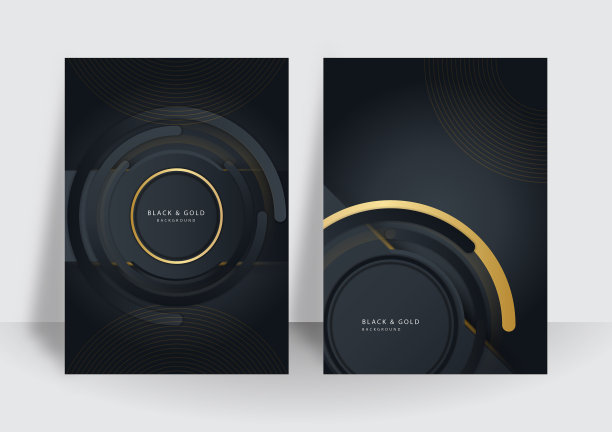 现代豪华高档黑金背景为图片下载