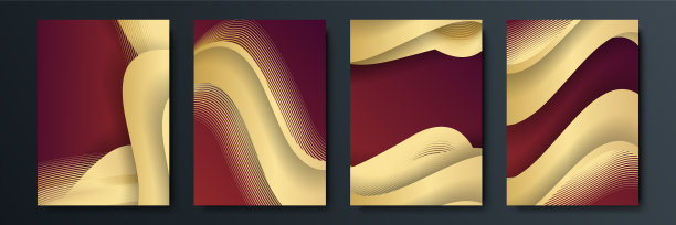 抽象的黑色背景与几何形状和图片下载