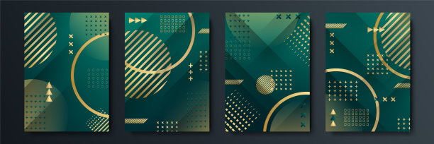 抽象的黑色背景与几何形状和图片下载