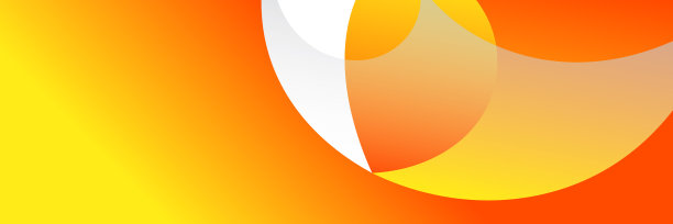 现代的红橙色旗帜背景图片下载