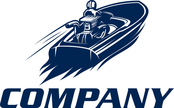 快艇比赛标志模板图片下载