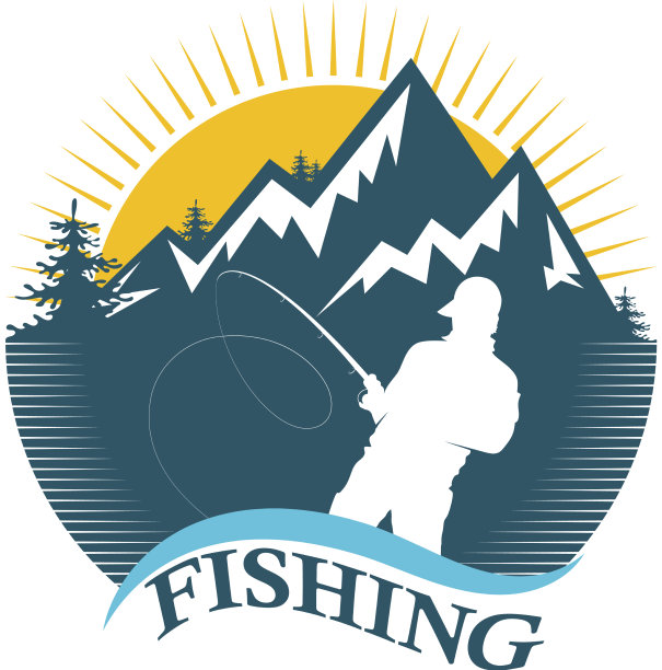 拿着钓竿的渔夫图片下载