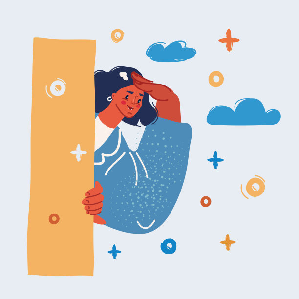 女孩从图片下载