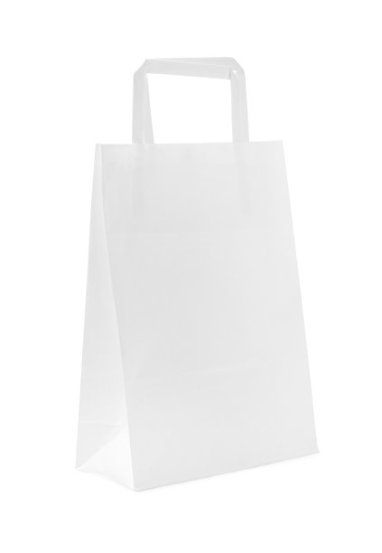 白色的空购物纸袋图片下载