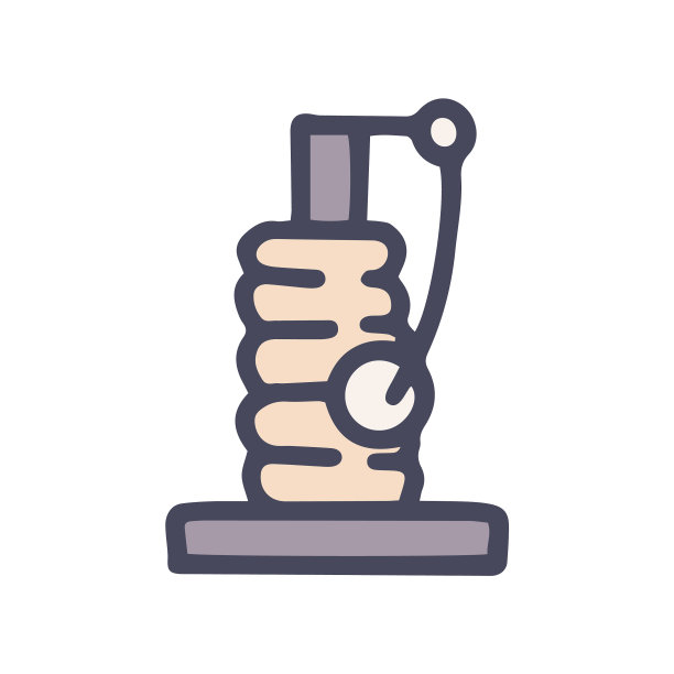 猫抓贴颜色涂鸦简单图片下载