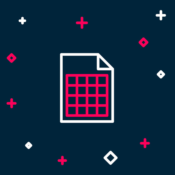 行文件文档图标隔离在蓝色图片下载