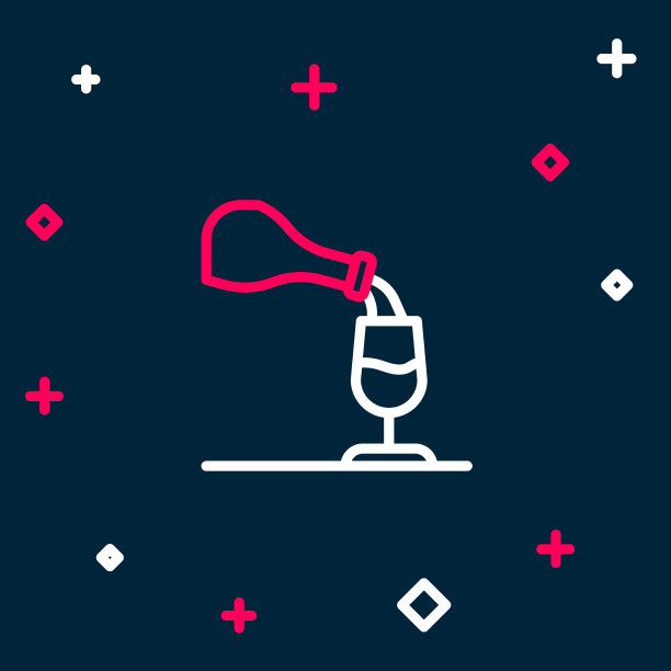 线酒品尝品尝图标孤立上图片下载