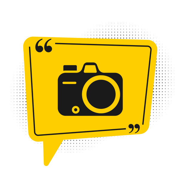 黑色相机图标孤立在白色图片下载