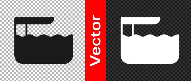 黑色跳板或跳板图标孤立上图片下载