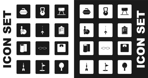 设置鞍马击剑保龄球瓶和球图片下载