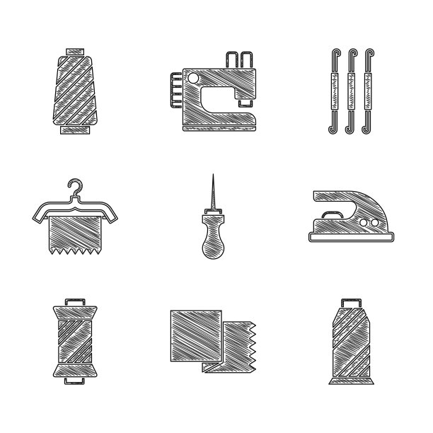 套锥工具纺织面料辊缝线图片下载