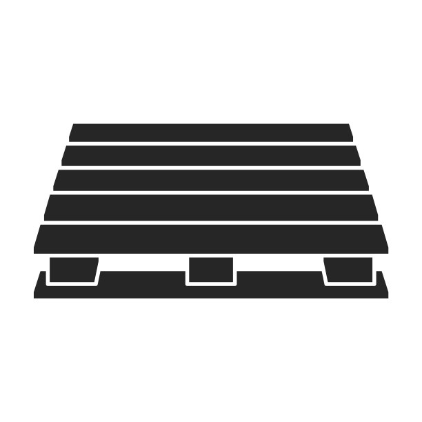 木托盘图标黑色图标孤立图片下载