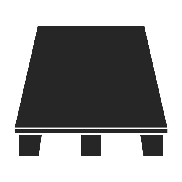 木托盘图标黑色图标孤立图片下载