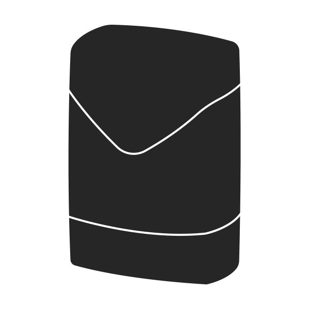 麻袋水泥图标黑色图标孤立图片下载