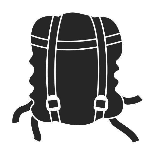 睡袋图标黑色图标图片下载