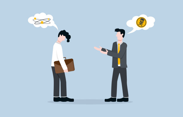 工作空间里的有毒或不良行为的老板，失败的领导导致不成功的工作和破坏良好的关系内部运营团队的概念。被激怒的老板抱怨下属。图片下载