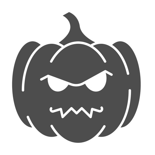 邪恶南瓜万圣节雕刻杰克灯图片下载