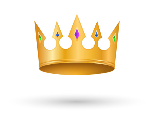 金皇冠图标图片下载