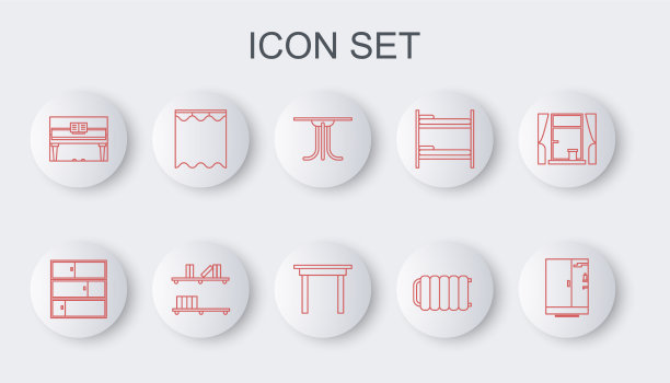 设置线淋浴房搁板圆桌加热图片下载